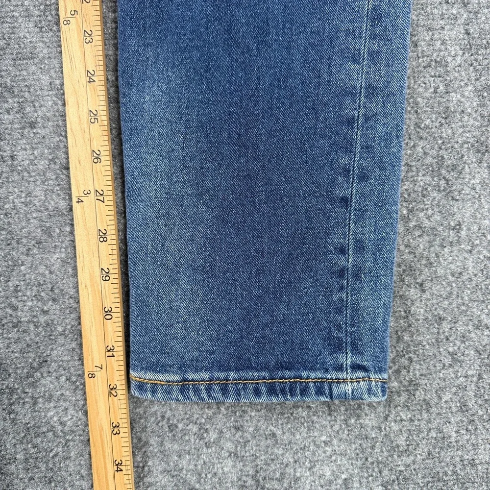 Levis‎ 502 Regular Taper Jeans Mens 32x34 Blue Stretch Denim Medium Wash